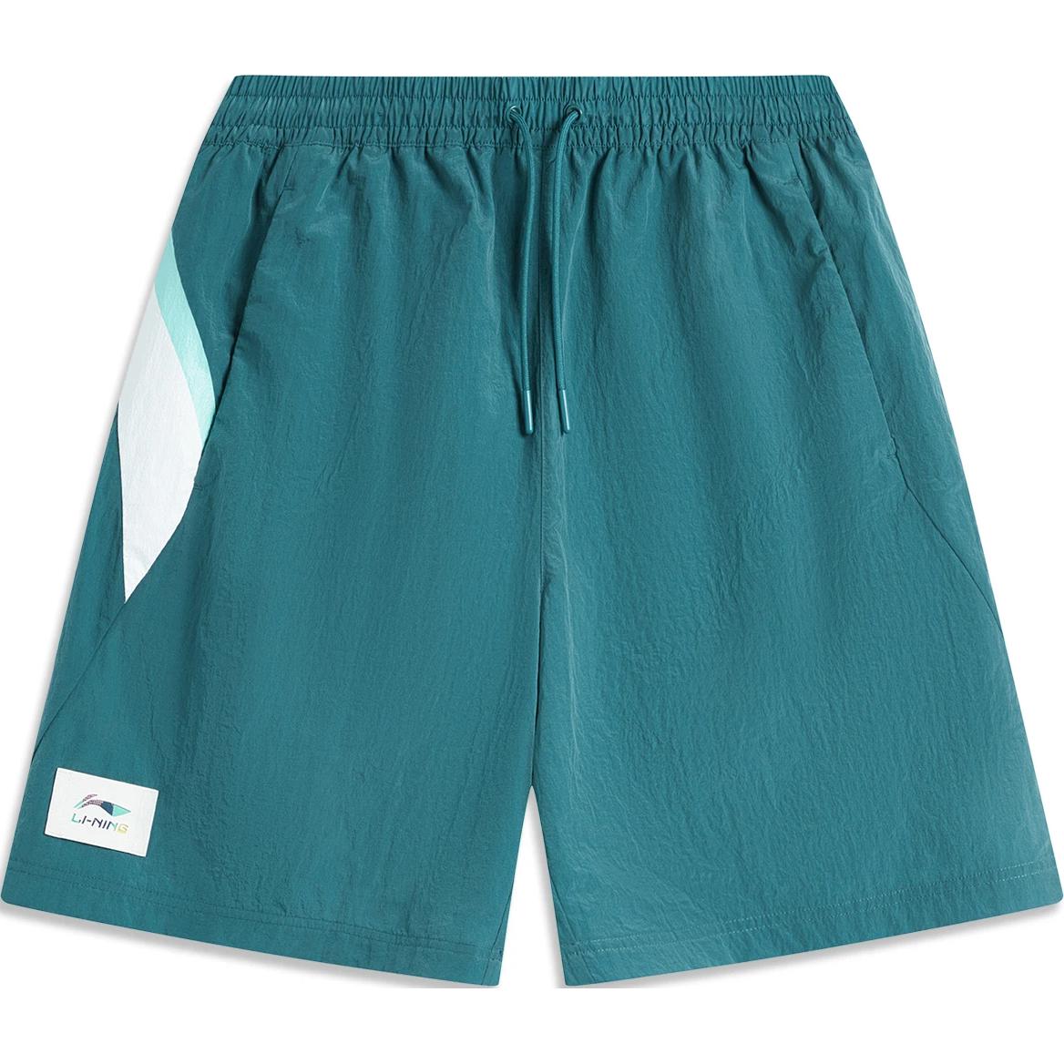 Li Ning In My Name Sports Shorts Unisex Dragonfly Green