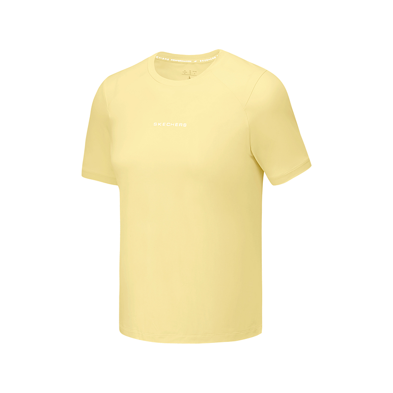 Skechers SS25 T Shirt Women’s Light Banana Yellow