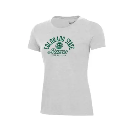 Under Armour Performance CottonCollegiate Regular T Shirt Women's Gray 037