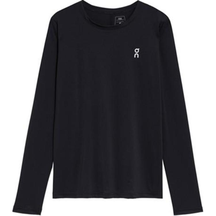 Женская футболка On Running Long Sleeve (черная)