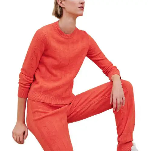 HERMES FW24 Sweater Women's Berry Powder