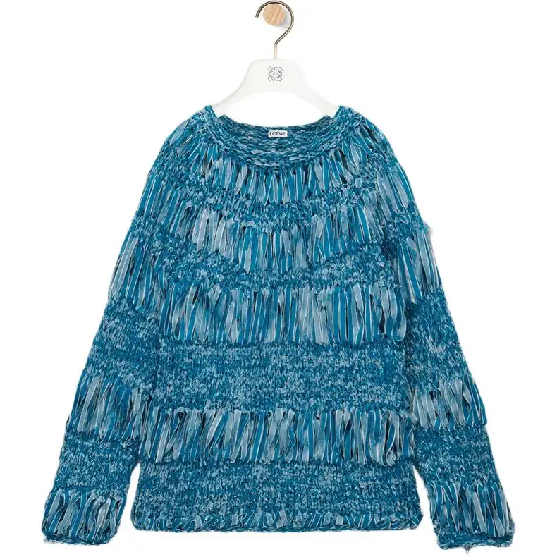 LOEWE Paula's Ibiza SS25 Knitwear Men's Turquoise