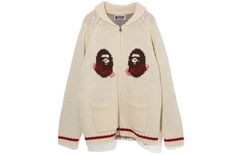 A BATHING APE Knitwear Women's Beige Yellow