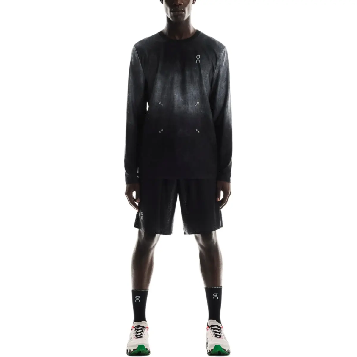 On Pace Mesh Sports Shorts Men's Black