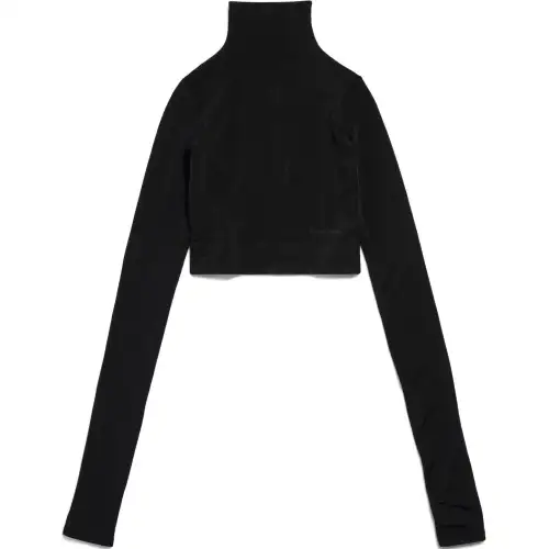 Balenciaga Cropped Long Sleeve Top