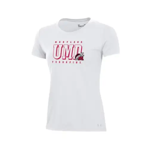 Under Armour Performance CottonCollegiate Regular T Shirt Women's White 107