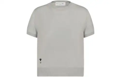 Christian DIOR Short Sleeved Knitted Pullover