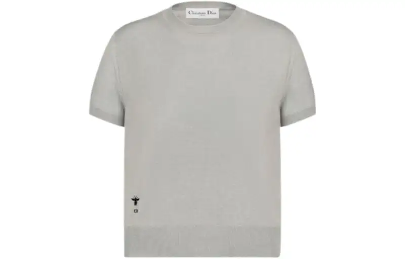 Christian DIOR Short Sleeved Knitted Pullover