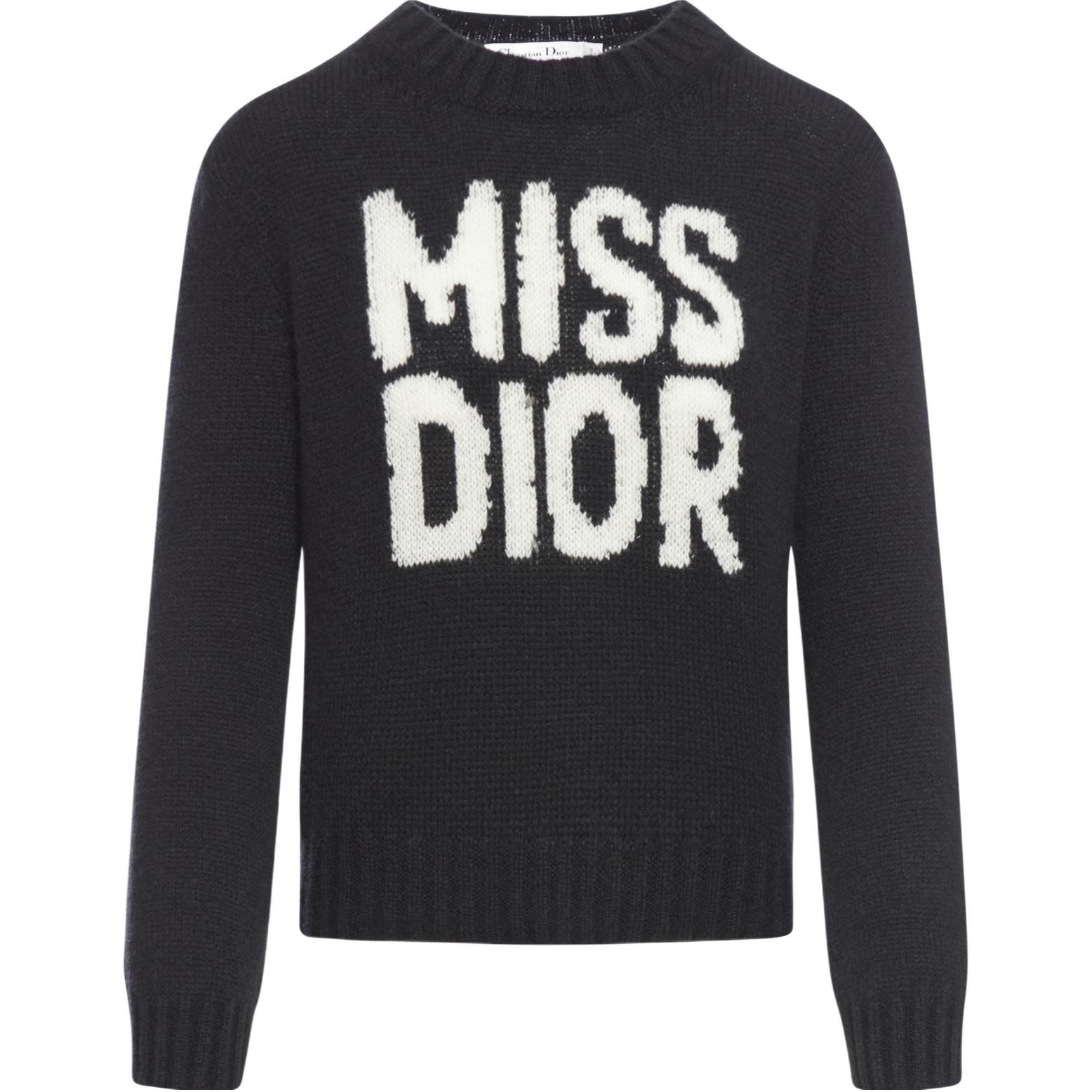 Женский кофта Dior DIOR Logo (черная)