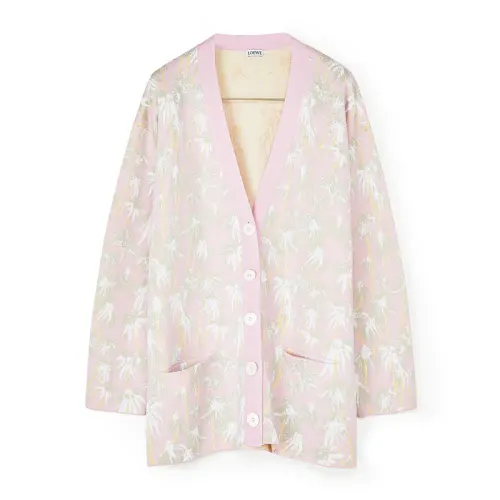 LOEWE Sweaters Women's Pink V Neck Moderate Other