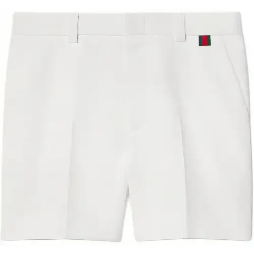 GUCCI Gg Jacquard Shorts With Web