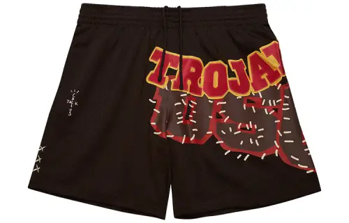 Travis Scott x Mitchell & Ness Sports Shorts Unisex Black