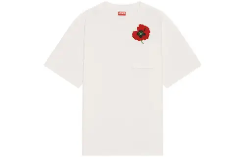 KENZO Poppy By Nigo Women's Oversized Pocket T Shirt Off White