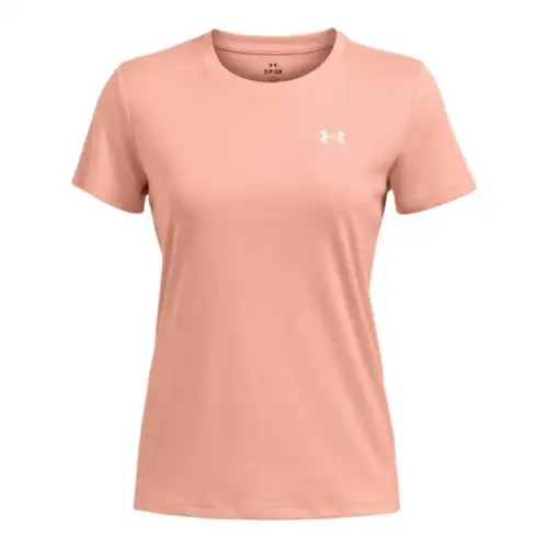 Under Armour Tech T Shirt Women's Peach Pink