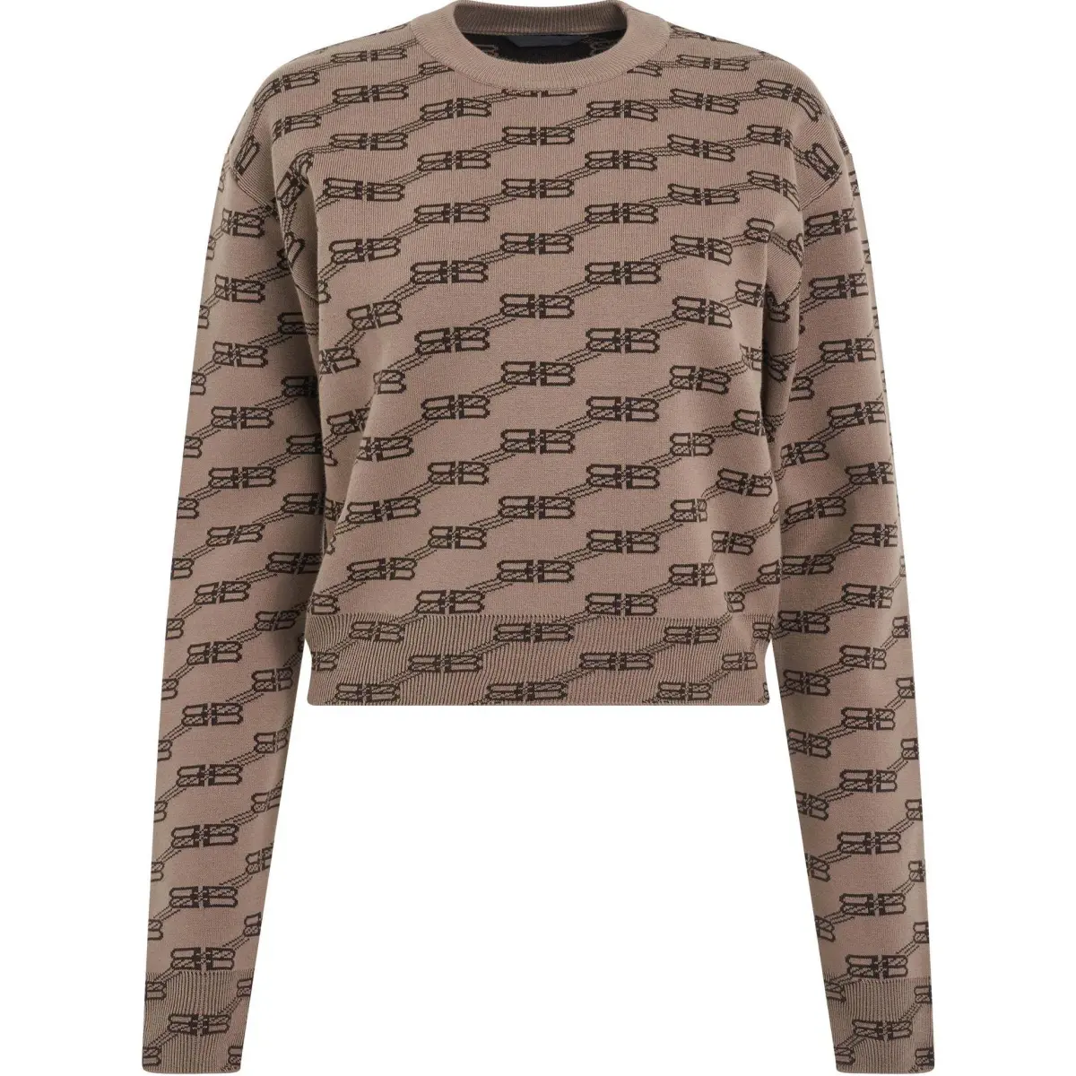 Balenciaga Bb Monogram Knitted Jumper