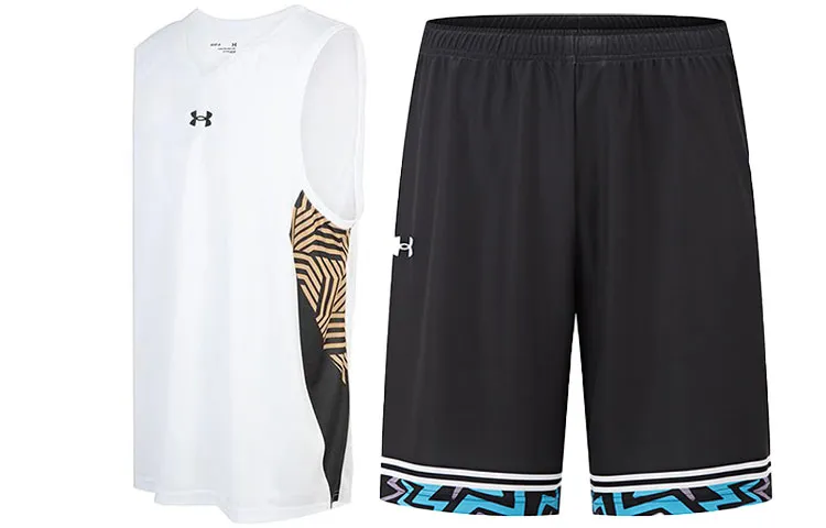 Under Armour Basketball Suit Men's White+Black