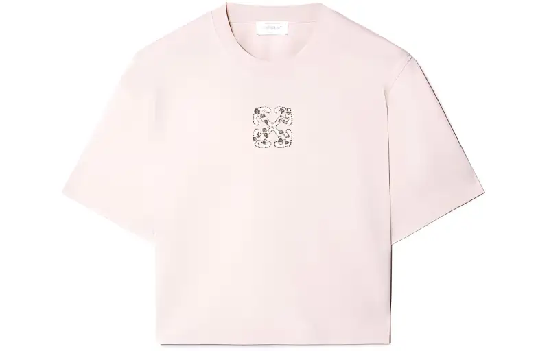 OFF-WHITE Bling Leaves Arrow T-shirt