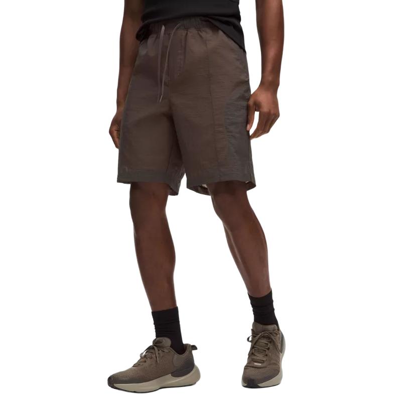 Lululemon x SLNSH Sports Shorts 9′ Men’s Stone Color/Pure Orange Stoney/True Tangerine