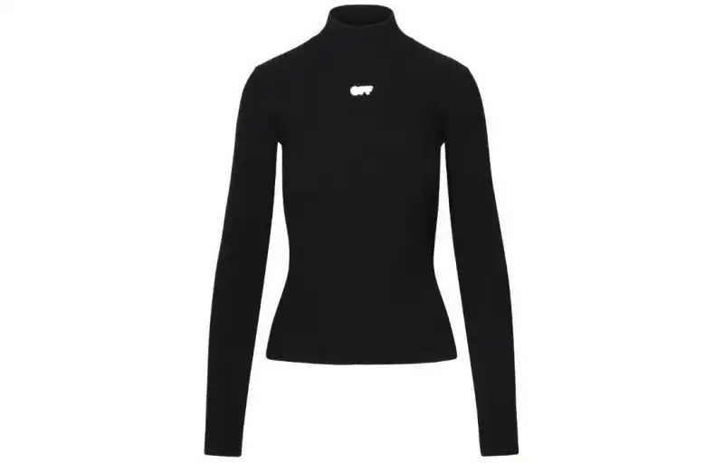 OFF WHITE Sweater, Slim Fit Women's Black