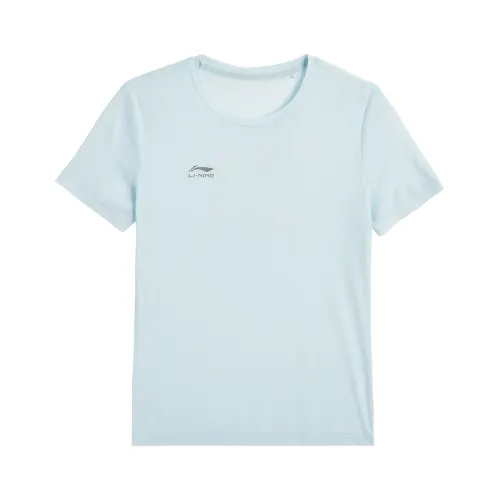 Li Ning T Shirt Women's Guangdong Blue