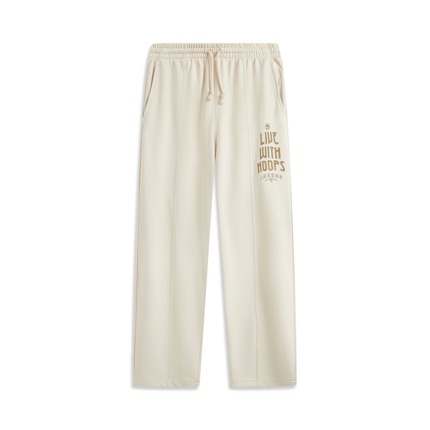 Li Ning Basketball Collection Sports Pants Men’s Sand Gravel Gray