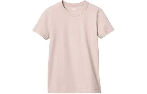 UNIQLO SS24 Regular T Shirt Women's Peach Pink