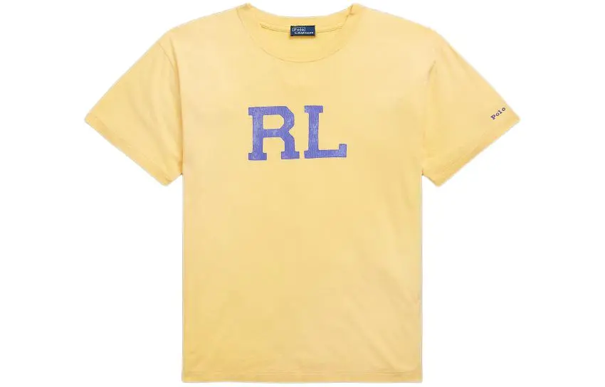 Polo Ralph Lauren SS24 T Shirt Women's Yellow Straight Fit Version
