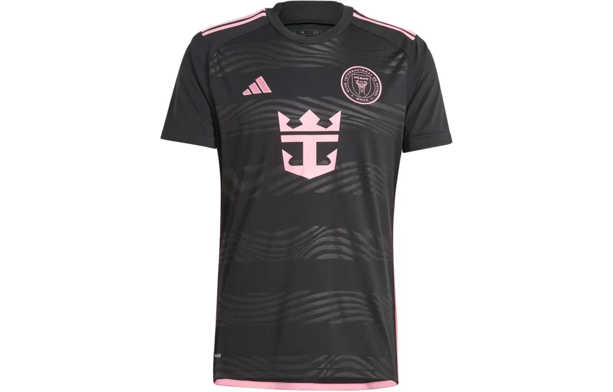 Adidas Inter Miami Inter Miami Cf 23/24 Away Jersey Soccer Jersey Fan Edition Men's Black