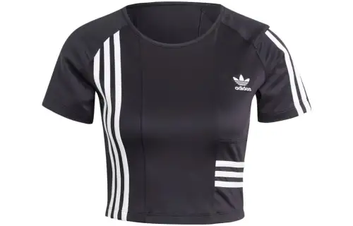 adidas originals CAMPUS 00s Logo Embroidered Cropped Top