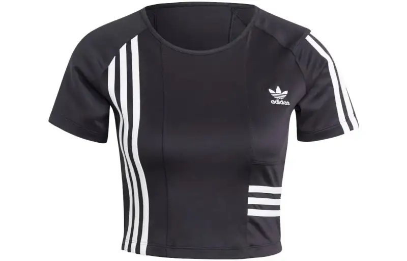 adidas originals CAMPUS 00s Logo Embroidered Cropped Top