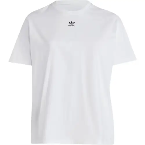 Adidas Originals Essential Drop Shoulder Sleeve T Shirt Women's White