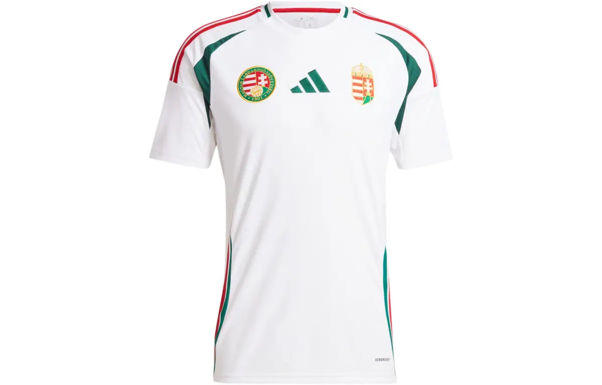 Adidas Hungary 24 Away Jersey Soccer Jersey Hungary, Away Men's White