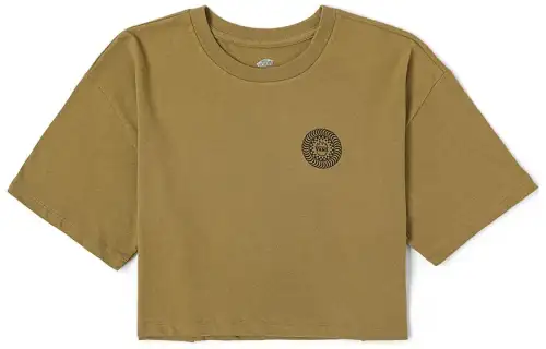 Vans x Spitfire VANS X SPITFIRE WHEELS Drop Shoulder Sleeve T Shirt Women's Olive Brown