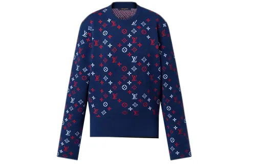 LOUIS VUITTON Sweater Women's Blue