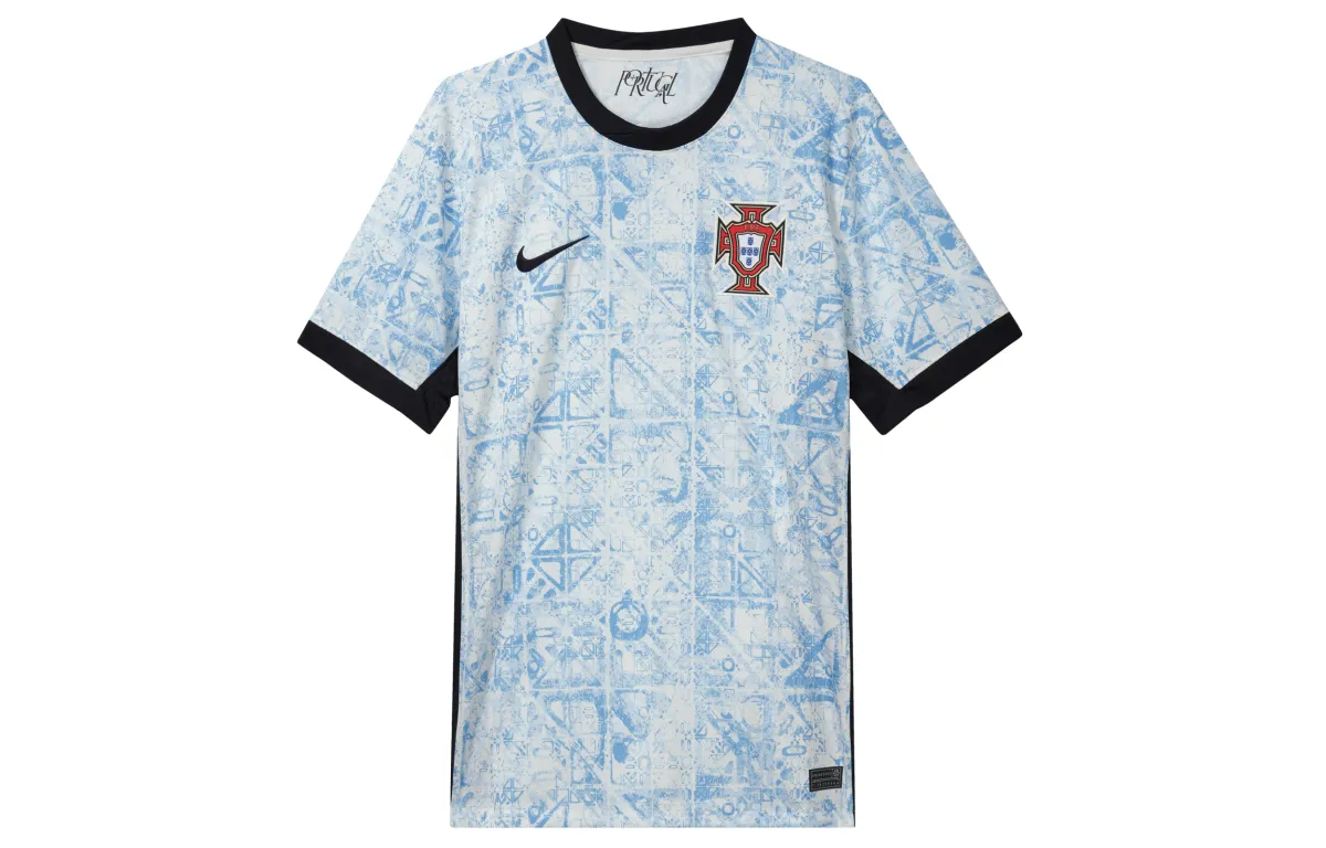 Nike Portugal National Football Team Soccer Jersey Men's Sail White/University Blue/Asphalt Blue