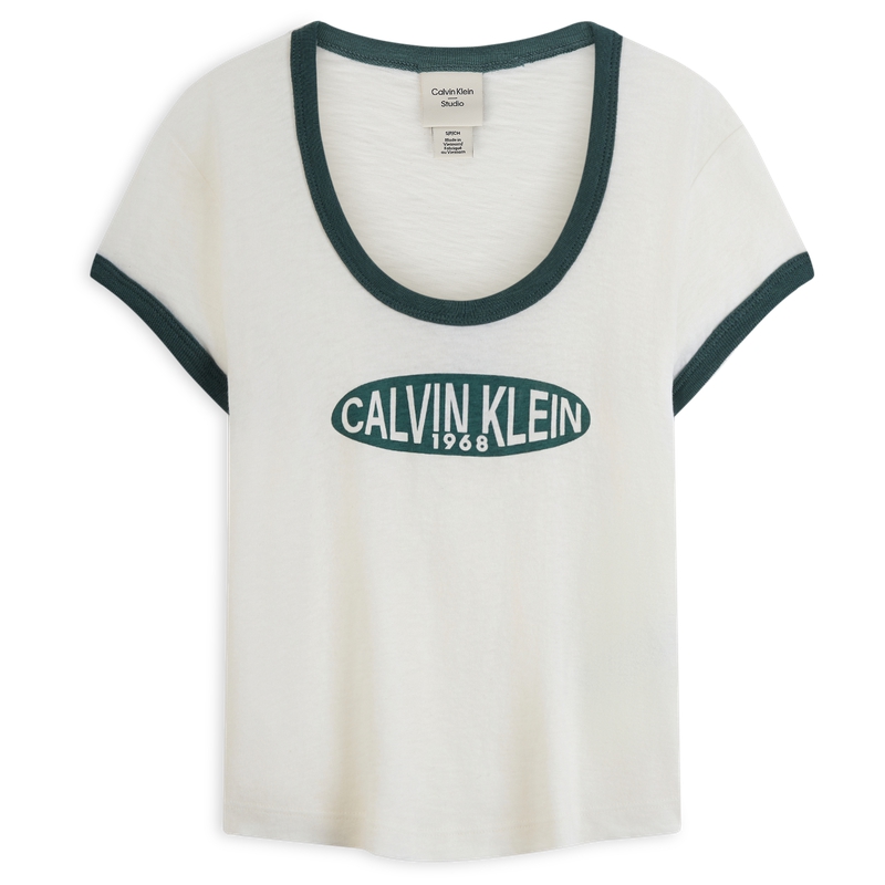 Женская футболка CALVIN KLEIN Jeans (белая)