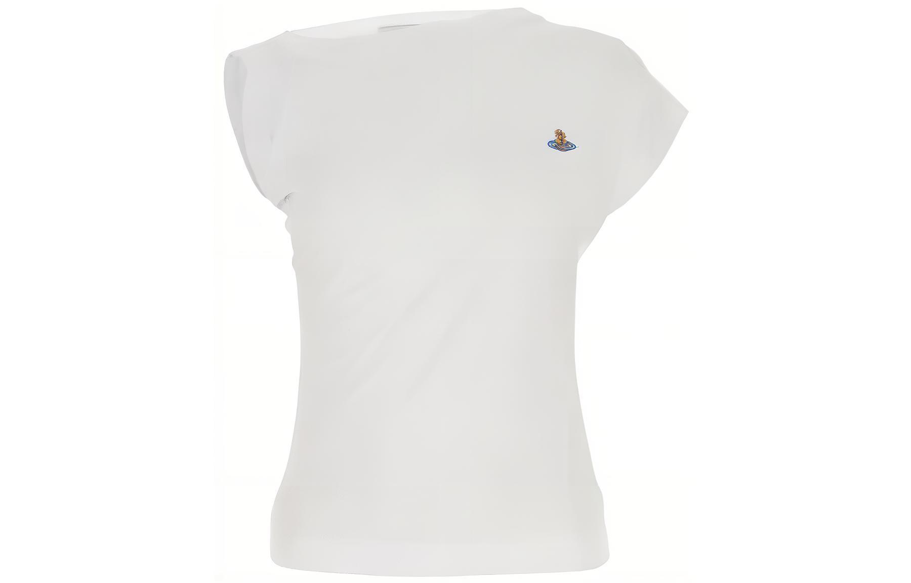 Vivienne Westwood Asymmetrical design white T-shirt sleevless