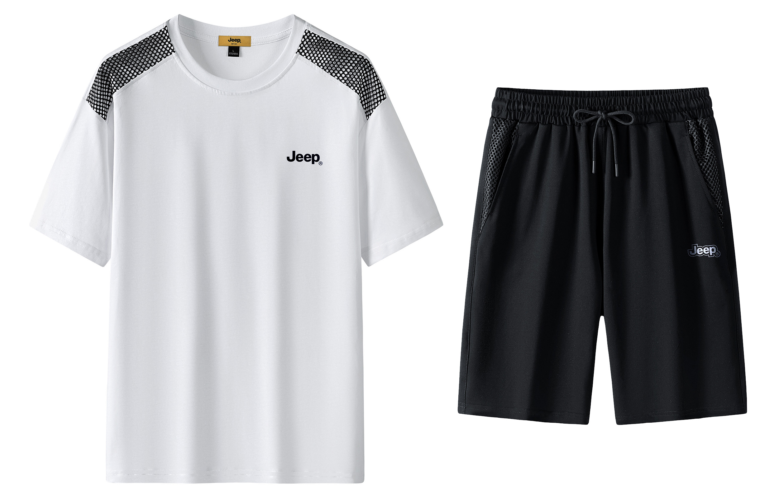 Jeep Casual Sportswear Unisex Crew Neck Moderate