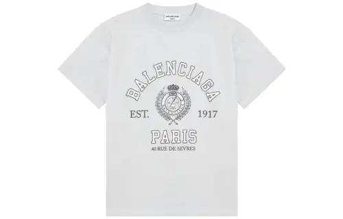 Balenciaga College 1917 T Shirt White