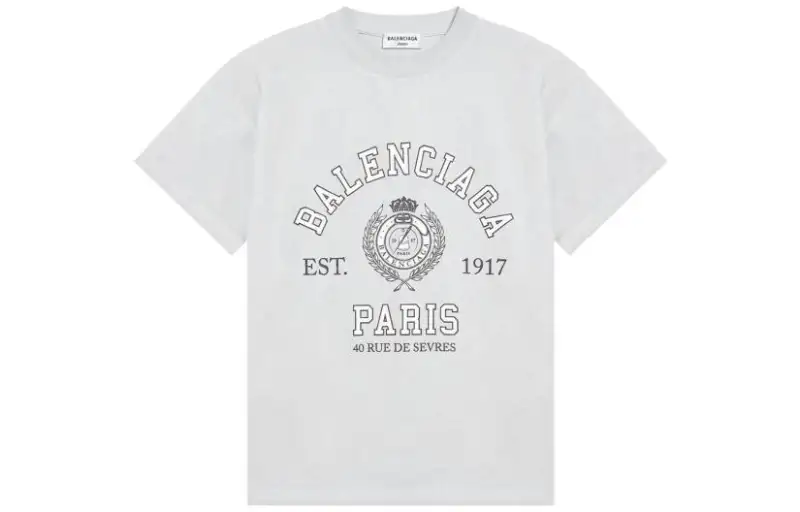 Balenciaga College 1917 T Shirt White