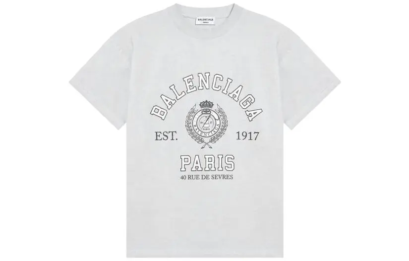 Balenciaga College 1917 T Shirt White