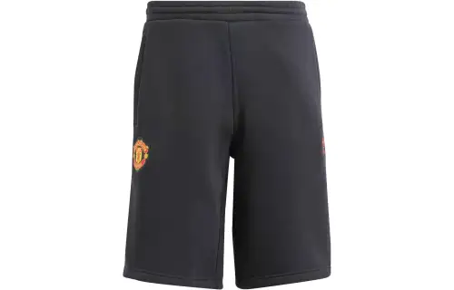 Adidas Originals Essential Manchester United Essentials Trefoil Shorts Soccer Bottom Men's Black