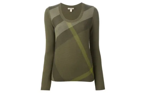 Burberry Sweater Women's Olive Green