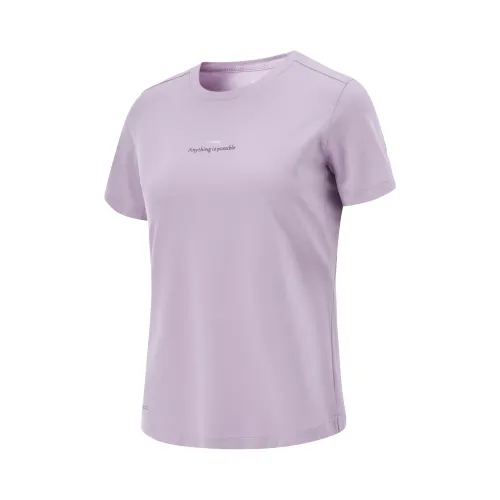 Li Ning Fitness Series T Shirt Women's Dusk Purple