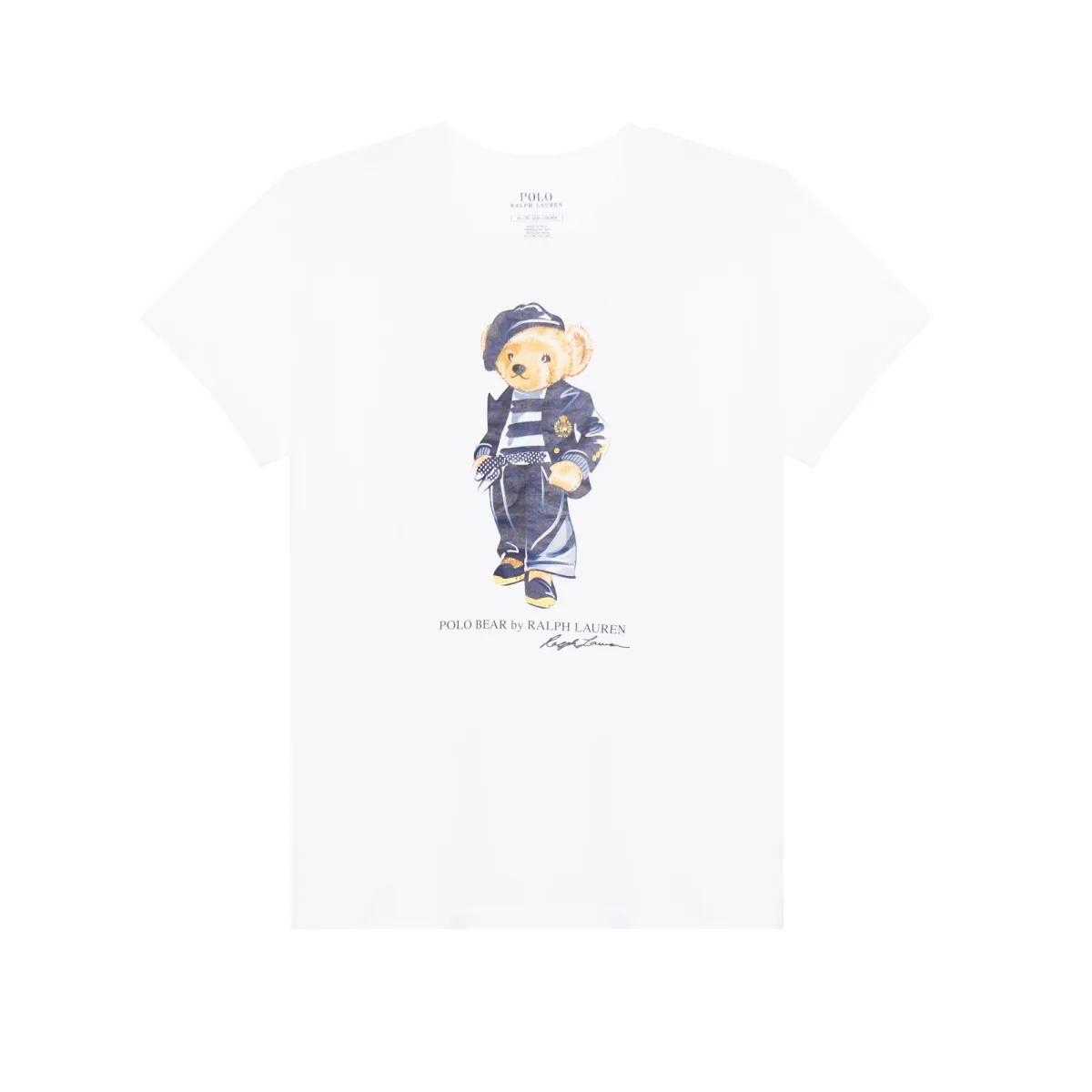 Polo Ralph Lauren Polo Bear SS22 Regular Sleeve T Shirt Women's White Standard