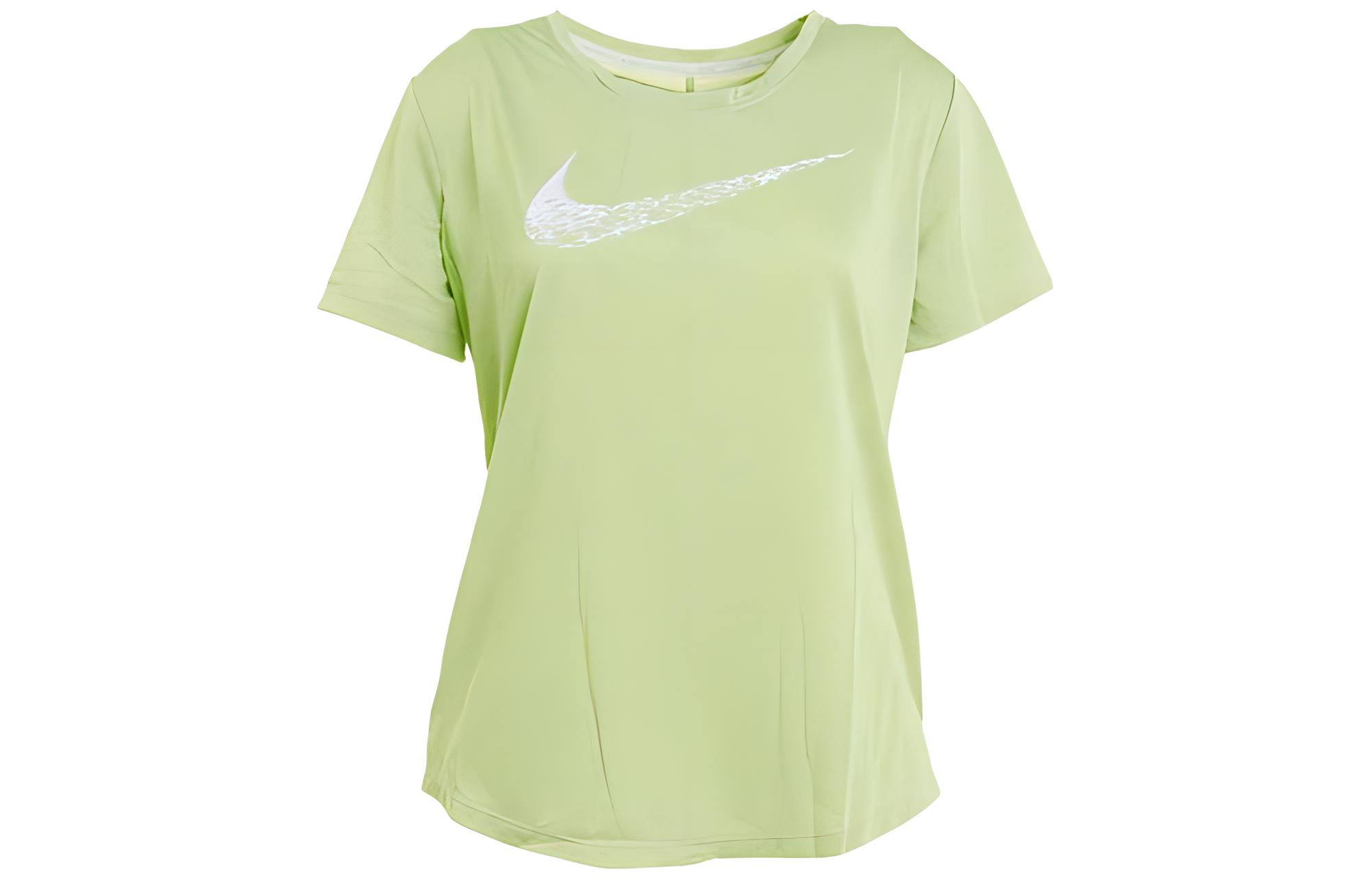 Nike Set in Sleeve Running T Shirt Women’s Light Olive Green