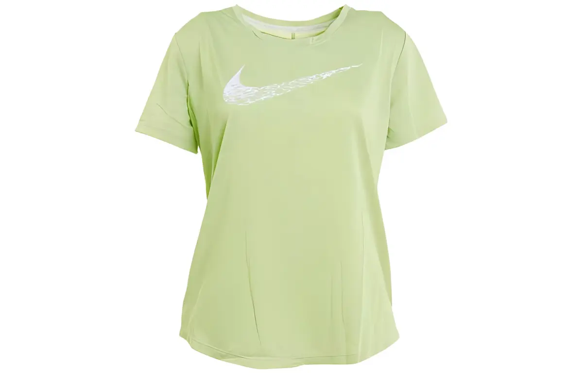 Nike Set in Sleeve Running T Shirt Women's Light Olive Green