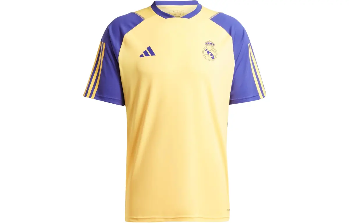 Adidas Real Madrid Real Madrid Tiro Training Jersey Soccer Jersey Men's Yellow
