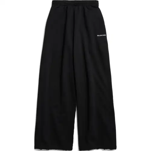 Balenciaga FW24 Casual Pants Loose Fit Men's Black