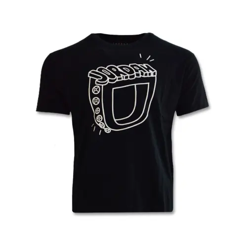 Jordan Flight Drop Shoulder Sleeve T Shirt Women's Black